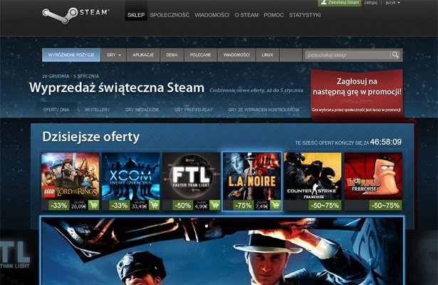 Wielka świąteczna wyprzedaż na Steamie ? dzień 8 (27?28 grudnia). Worms Revolution, L.A. Noire, Orcs Must Die! 2