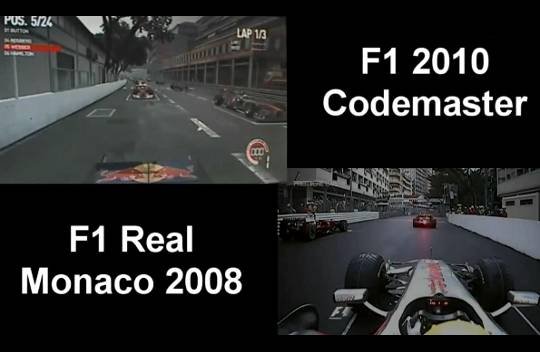 F1 2010: Porównanie gry z rzeczywistością. Rzeczywistość przegrywa [WIDEO]