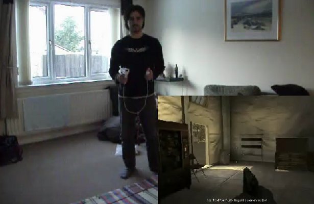 Kinect gra w Call of Duty 4: Modern Warfare i Dooma. Z niewielką pomocą Wii… [WIDEO]