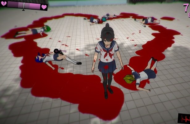 Yandere Simulator, gra o zakochanej uczennicy-morderczyni, zbanowana na Twitchu