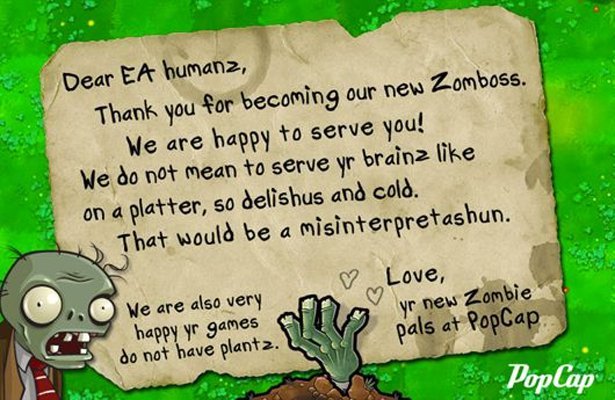 EA przejmuje PopCap Games za 750 milionów dolarów