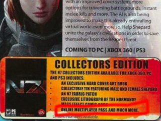 Mass Effect 3: Będzie multi? Jego istnienie potwierdza sklep z RPA