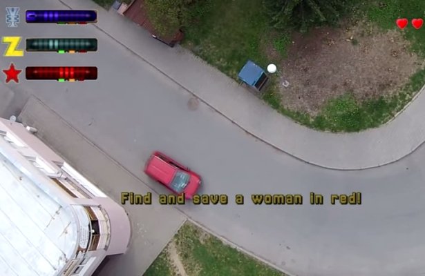 GTA 2 rozegrane na żywo z małą pomocą drona… co? [WIDEO]