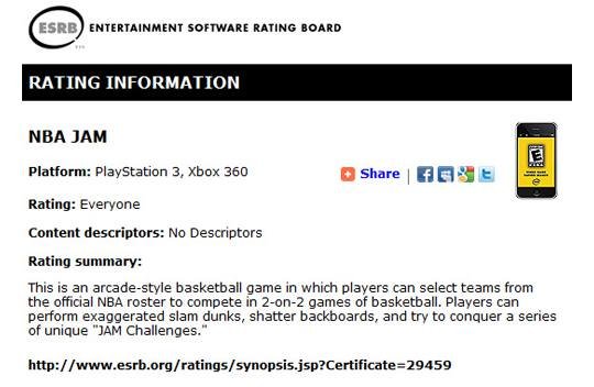 NBA Jam: Kolejny dowód na istnienie wersji na Xboksa 360 i PlayStation 3