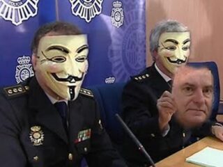 Zemsta Anonymous – strona internetowa hiszpańskiej policji zaatakowana