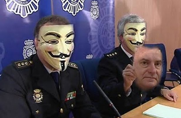 Zemsta Anonymous – strona internetowa hiszpańskiej policji zaatakowana