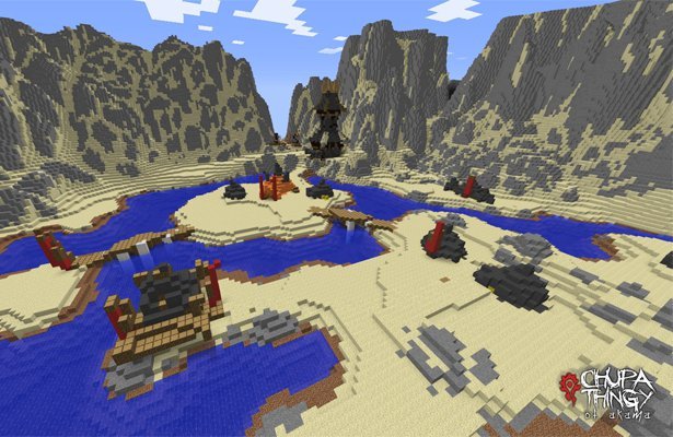 Minecraft: World of Warcraft – a dokładniej Kalimdor – z klocków