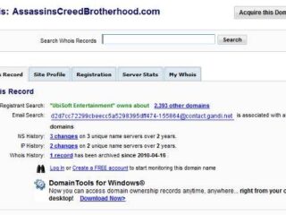 Ubisoft zastrzega adresy WWW: Assassin´s Creed: Brotherhood i Driver: San Francisco