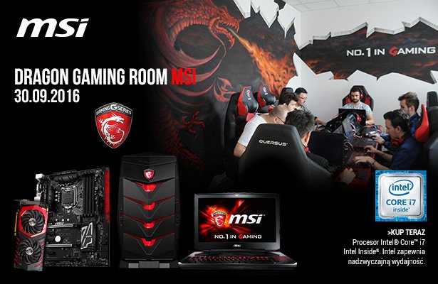Odwiedziny w Dragon Gaming Room MSI we Wrocławiu – UPDATE – Zakończony