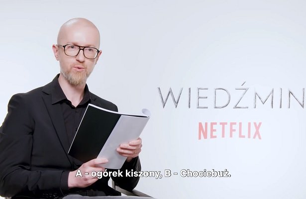 Wiedźmin Netfliksa: Obsada mierzy się z polskimi nazwami [WIDEO]
