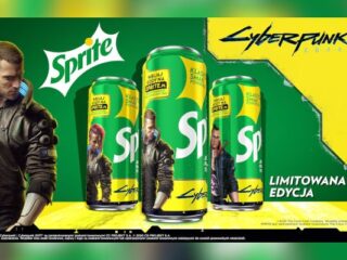 Sprite prezentuje unikalną edycję puszek i&nbsp;butelek inspirowaną grą Cyberpunk 2077