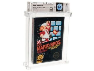 Super Mario Bros.: Egzemplarz z&nbsp;1985 sprzedany za&nbsp;114 tysięcy dolarów