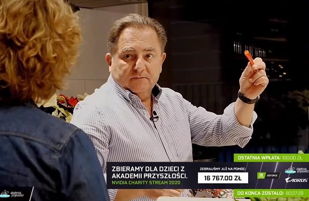Nvidia Charity Stream: W ciągu 104-godzinnego streamu zebrano ponad 142 tysiące złotych na walkę z wykluczeniem cyfrowym [WIDEO]