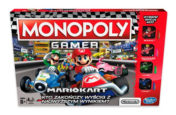 Wygraj planszówkę Monopoly Gamer Mario Kart wraz z zestawem power packów [ZAKOŃCZONY]