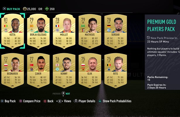 FIFA: EA pozwala przed zakupem podejrzeć zawartość paczki w FUT