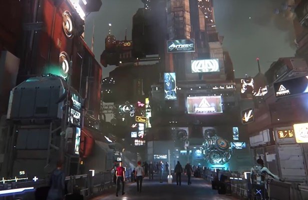 Star Citizen: Gameplay prezentuje planetę-miasto [WIDEO]