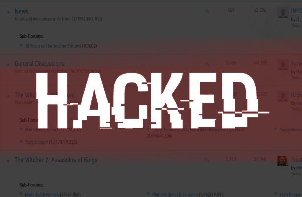 Zhakowano forum CD Projekt Red, wyciekły dane ponad 1,8 miliona użytkowników