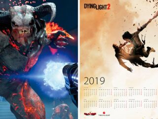 CD-Action 01/2019: Duży plakat z kalendarzem