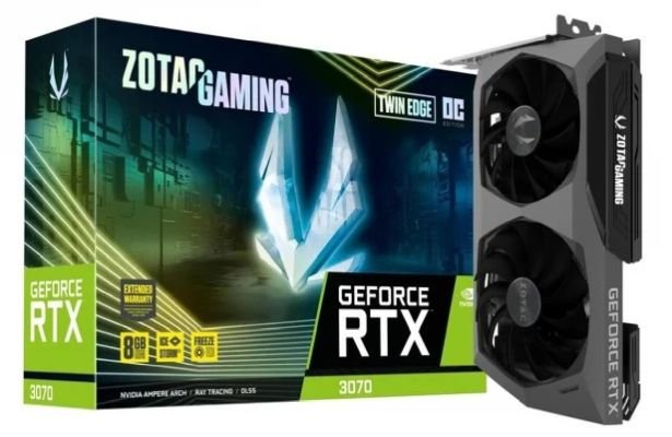 ZOTAC GAMING GeForce RTX 3070 Twin Edge OC – karta do zadań specjalnych