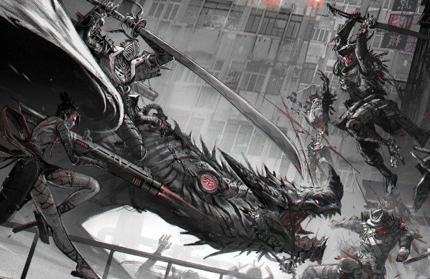 Cliff Bleszinski pracował nad grą o ujeżdżających smoki, walczących z zombie samurajach [GALERIA]
