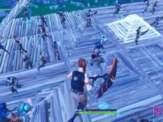 Fortnite: Start rakiety, 50 graczy wspólnie buduje schody do nieba… [WIDEO]