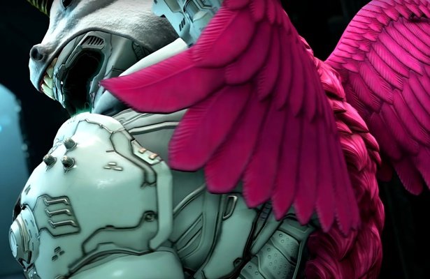 Doom Eternal: Twój zabójca potworów też może przywdziać różowe skrzydełka! [WIDEO]