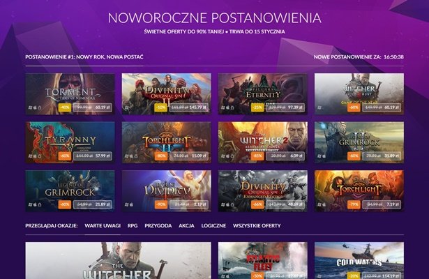 GOG: Ruszyła noworoczna wyprzedaż