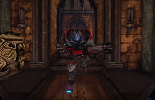 Quake Champions: Scalebearer, Potężny Galaktyczny Watażka z Byczą Szarżą [WIDEO]