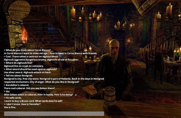 Wiedźmin: Chcielibyście porozmawiać z Geraltem? Sztuczna inteligencja wam to (kiedyś) umożliwi [WIDEO]