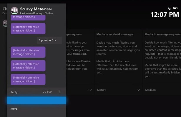 Xbox odfiltruje nasze wiadomości z „toksyczności” – w stopniu, jaki sami sobie wybierzemy [WIDEO]