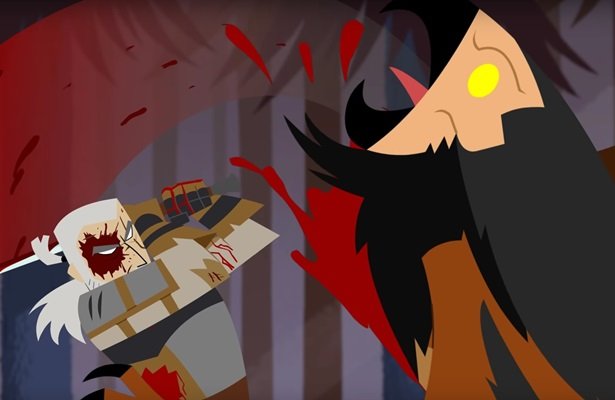 Geralt walczy z gryfem w filmie inspirowanym „Samurajem Jackiem” [WIDEO]
