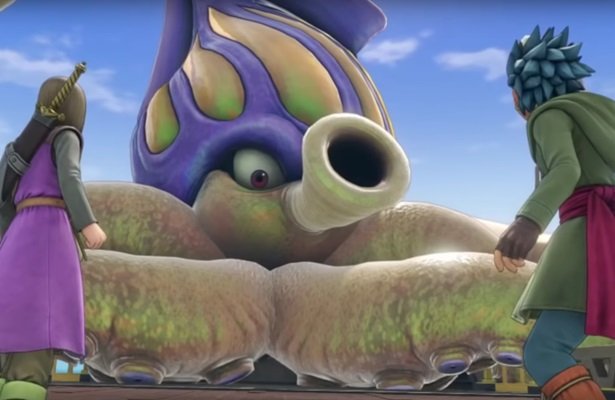 Dragon Quest XI: Kwadrans walki z&nbsp;gigantyczną ośmiornicą [WIDEO]