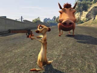 Pumba wpada z wizytą do Los Santos [WIDEO]