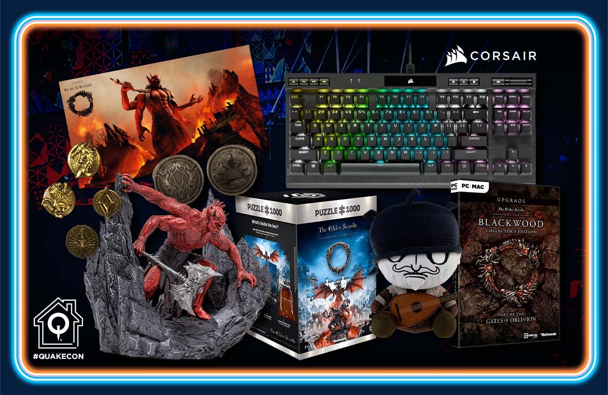 QuakeCon 2021 – wygraj zestaw gadżetów od Bethesdy i marki Corsair [ZAKOŃCZONY]