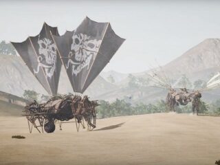 Last Oasis: Polska gra z&nbsp;naziemnymi statkami wyposażonymi w&nbsp;żaglo-skrzydła i&nbsp;kroczącymi na&nbsp;niby pajęczych odnóżach. Co? [WIDEO]