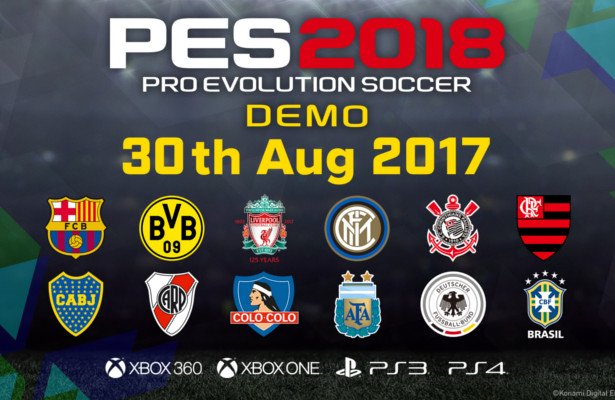 Pro Evolution Soccer 2018: Znamy zawartość dema