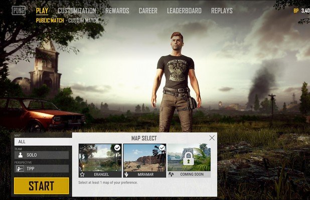 PUBG wreszcie pozwoli graczom wybrać mapę