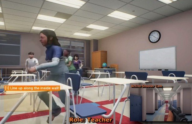 Amerykański Departament Bezpieczeństwa stworzył symulator strzelaniny w szkole [WIDEO]