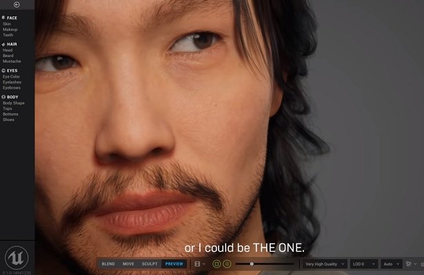 Unreal Engine pozwoli tworzyć ludzkie postaci na&nbsp;niespotykanym dotąd poziomie realizmu w&nbsp;zaledwie kilka minut [WIDEO]