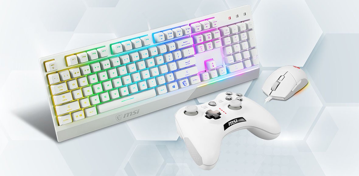 Wychodzą całe na biało – nowe akcesoria MSI dla graczy