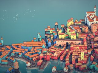 Recenzja‌ ‌Townscaper.‌ ‌Ta‌ ‌gra‌ ‌wciąga jak pstrykanie folią bąbelkową