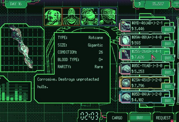 Najdziwniejsza gra dekady? Recenzja Space Warlord Organ Trading Simulator