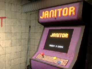 Recenzja Janitor Bleeds. Nawiedzony salon arcade z grą wewnątrz gry