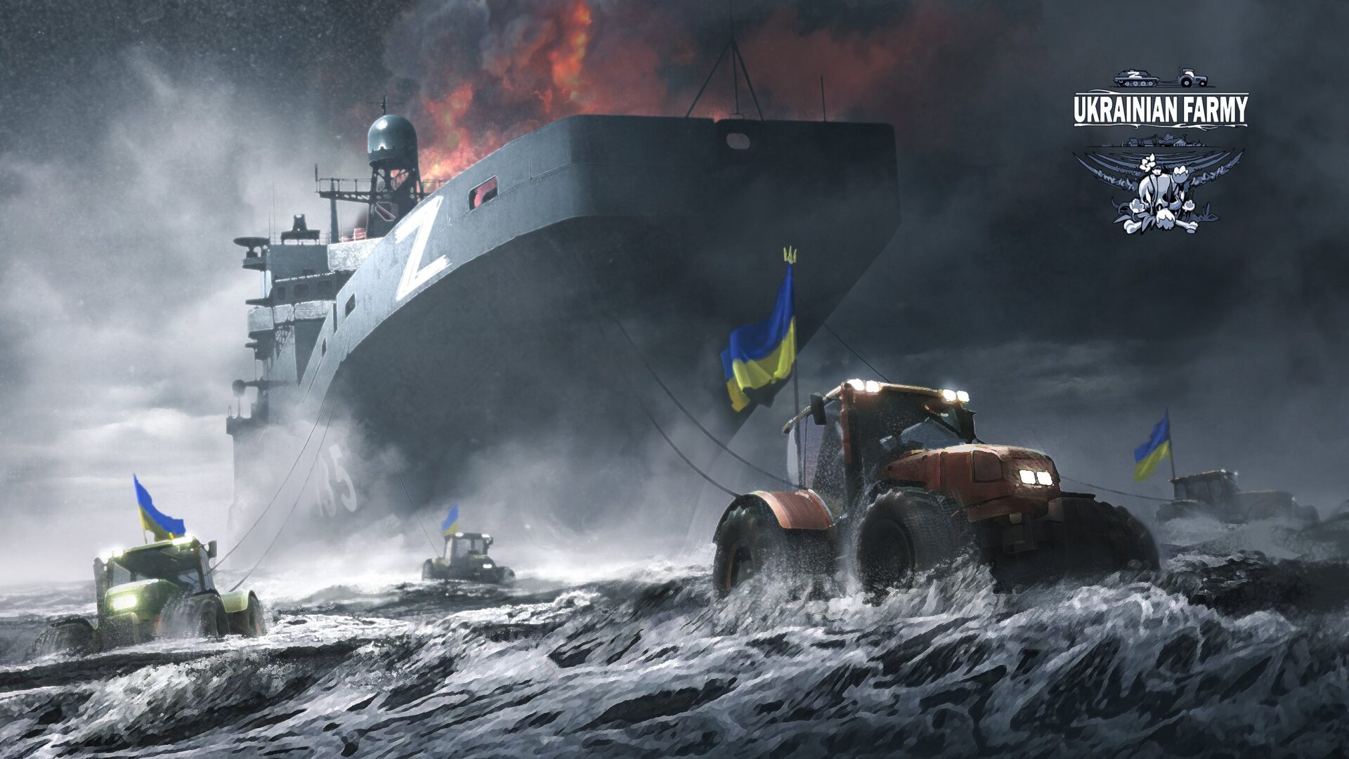 Ukrainian fArmy to darmowa gra, w której ukradniesz rosyjski czołg ciągnikiem