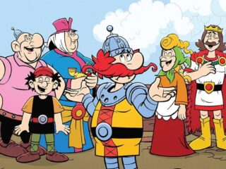 Okładka komiksu „Kajko i Kokosz. Szranki i konkury” wylicytowana za 60 tys. zł