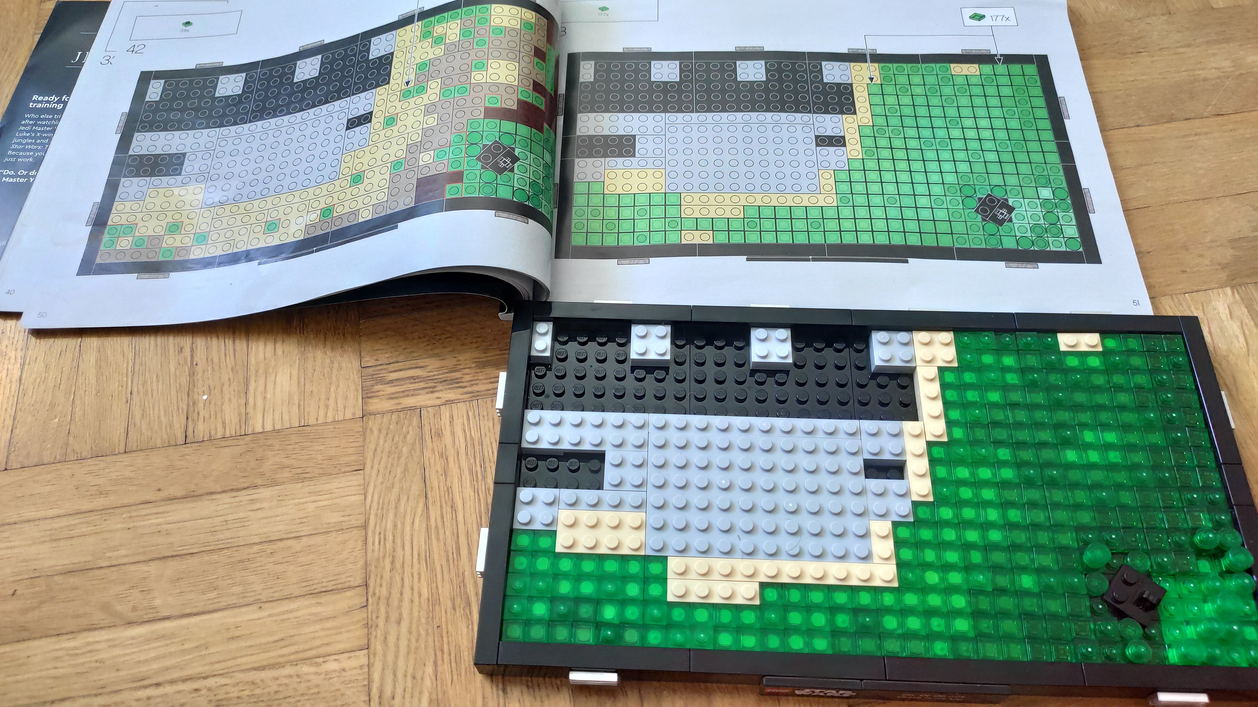 Lego Diorama: Szkolenie Jedi na Dagobah