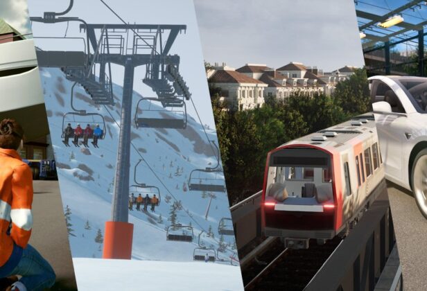 Statek na ciężarówce, metro i narciarze – gry z NextSim 2022