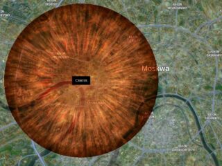 Symulator uderzenia asteroidy – interaktywna mapa