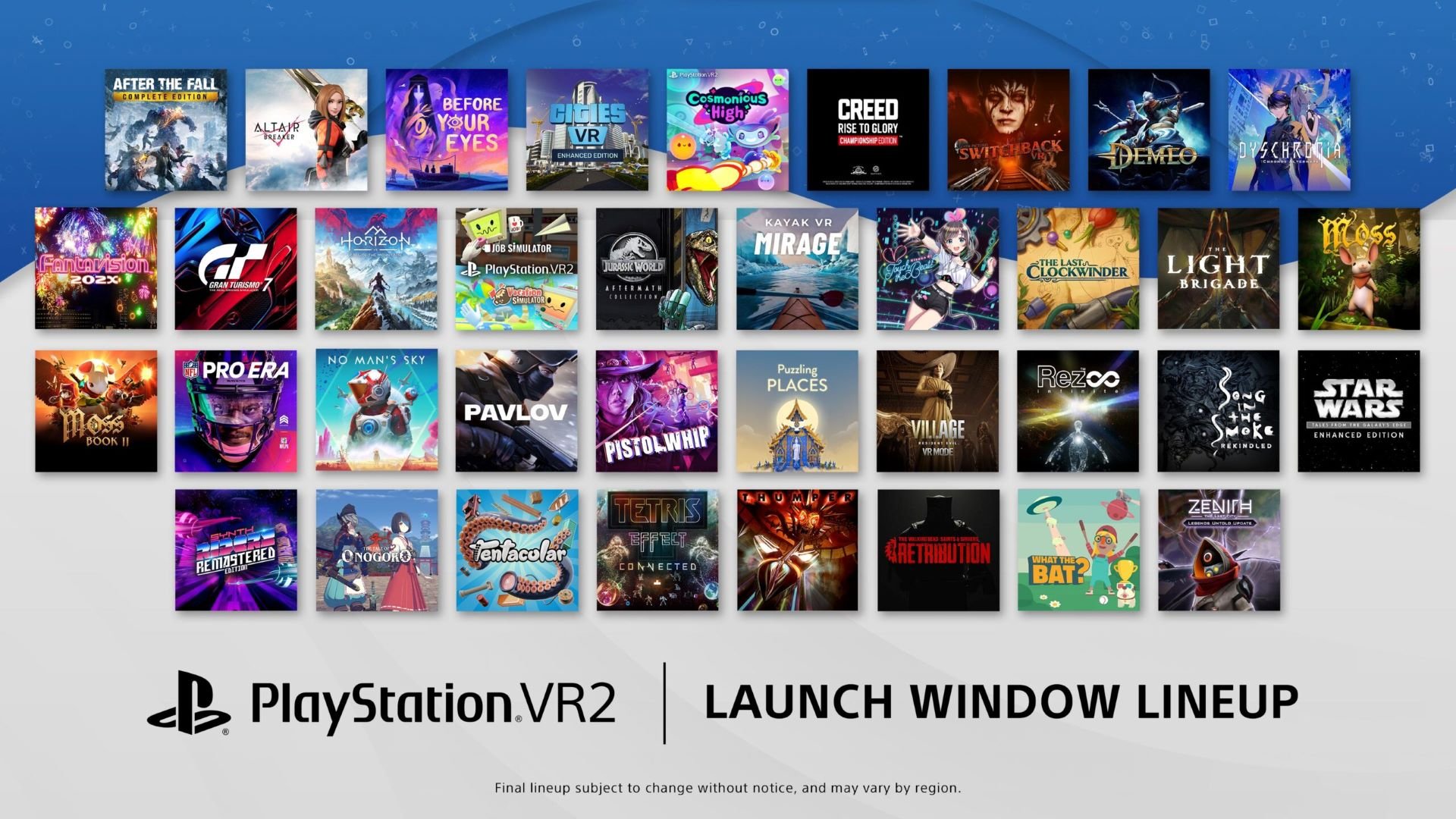 PlayStation VR2 gry