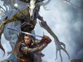 Gameplay z planszówki Wiedźmin: Stary Świat